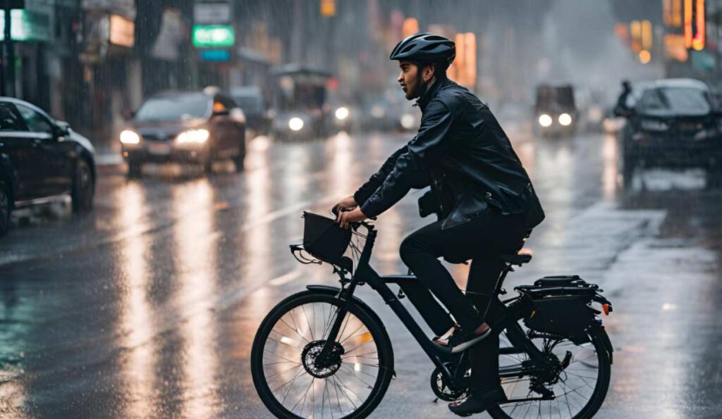 can you ride ebike in the rain