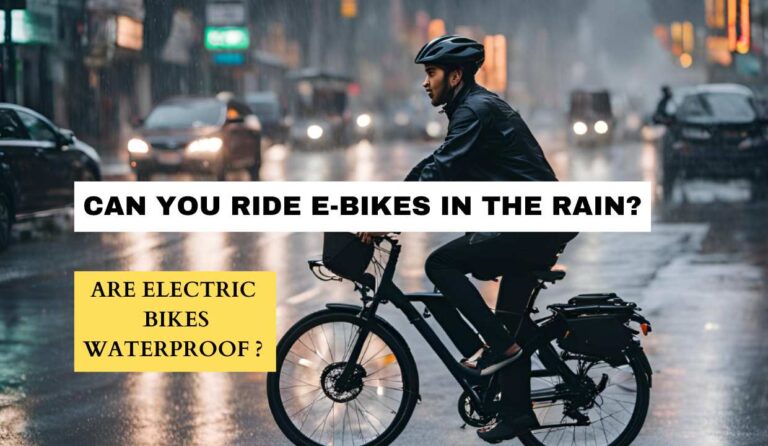 can you ride ebike in the rain