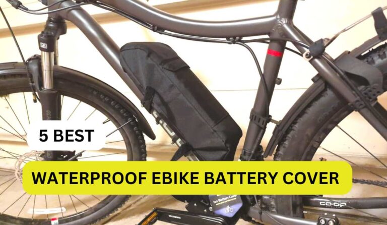 Waterproof ebike battery cover